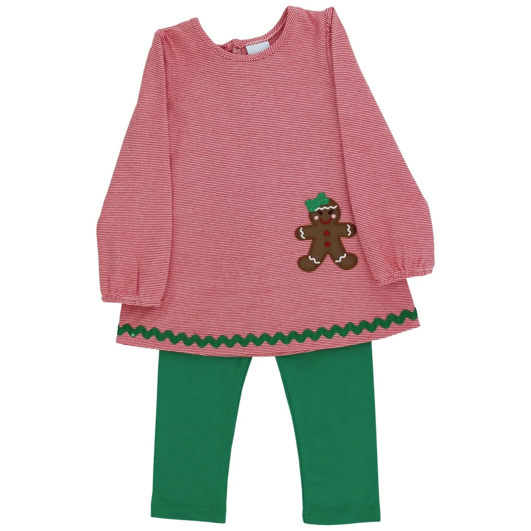 Jolly Gingerbread Tunic Pant Set