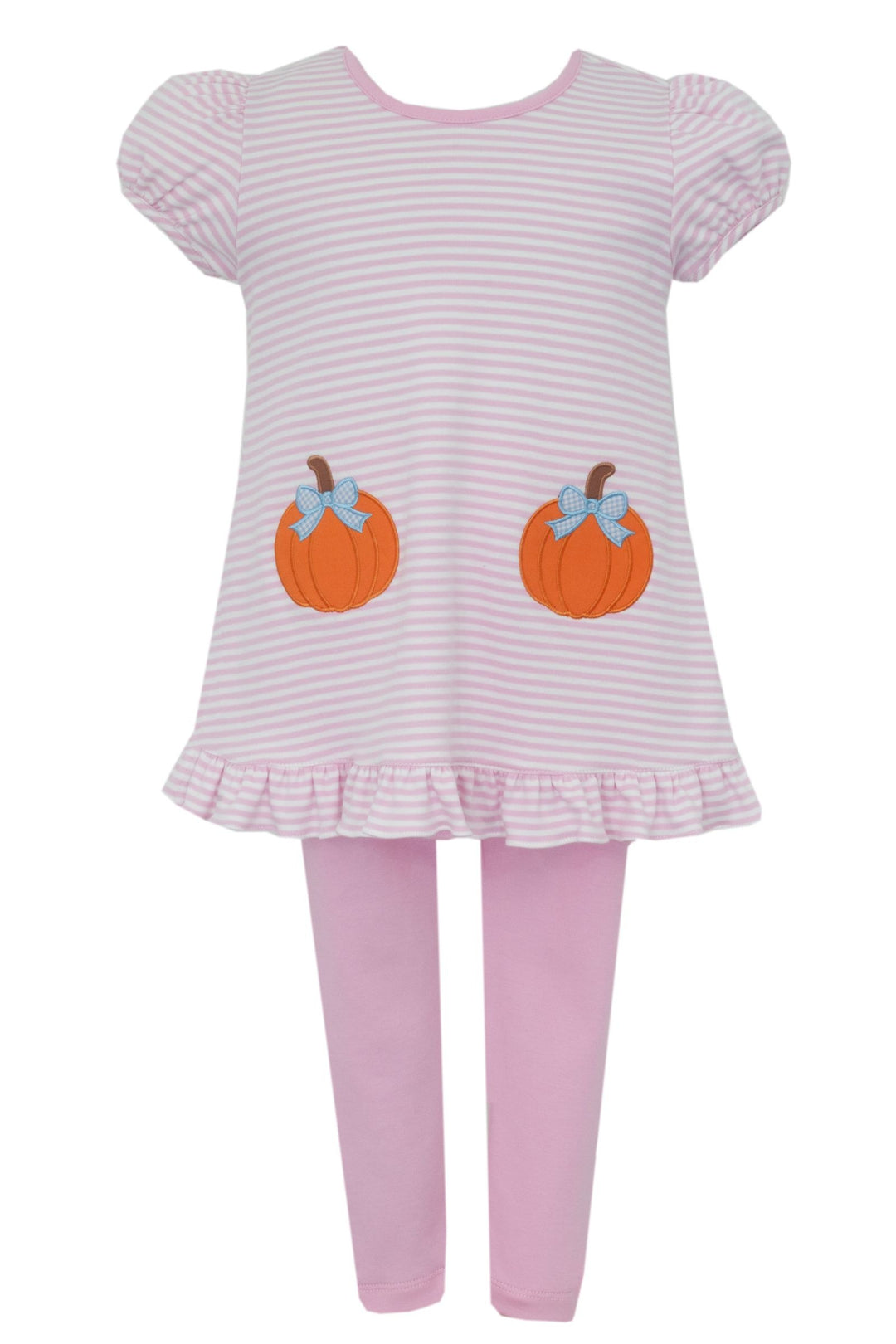 Pumpkin w/Bow Tunic Set