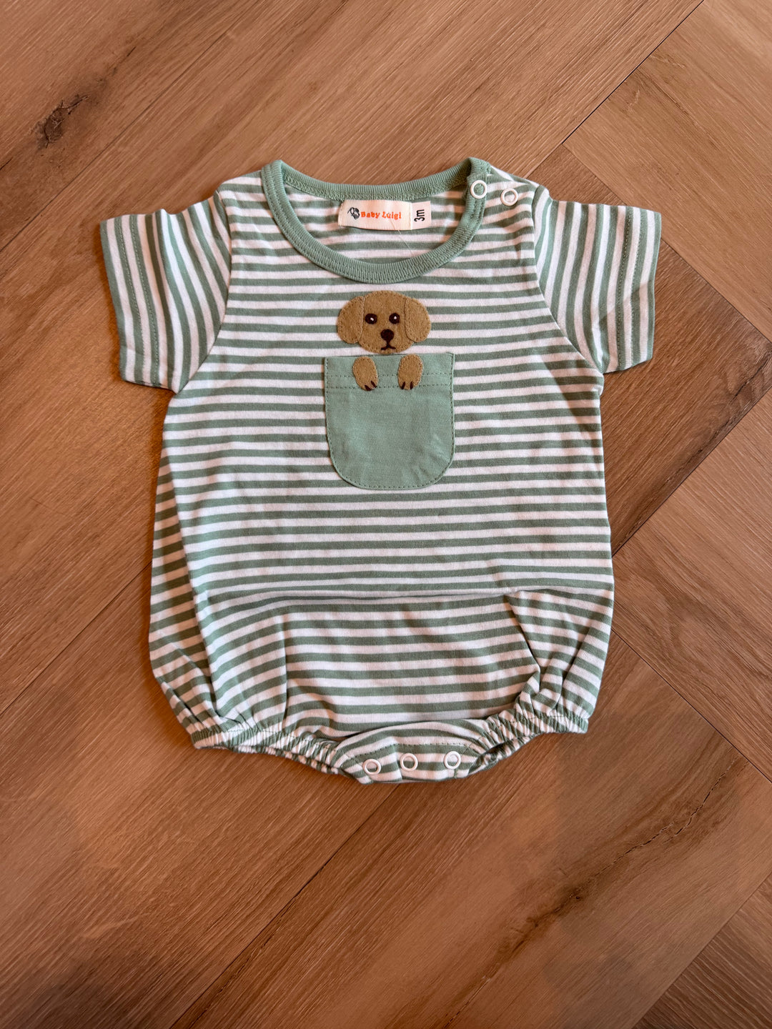 Puppy Pocket Stripe Bubble