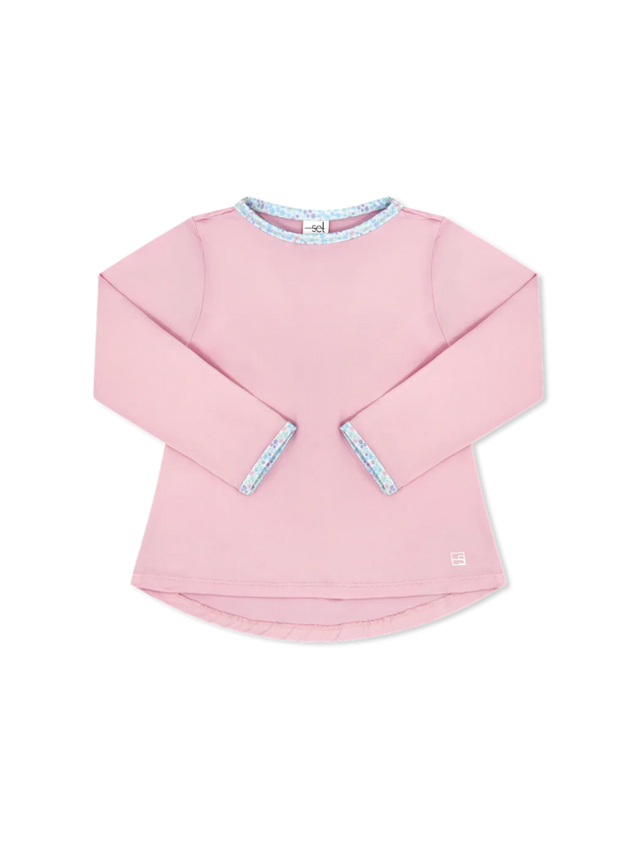 Taylor T LS-Pink/Frosted Floral