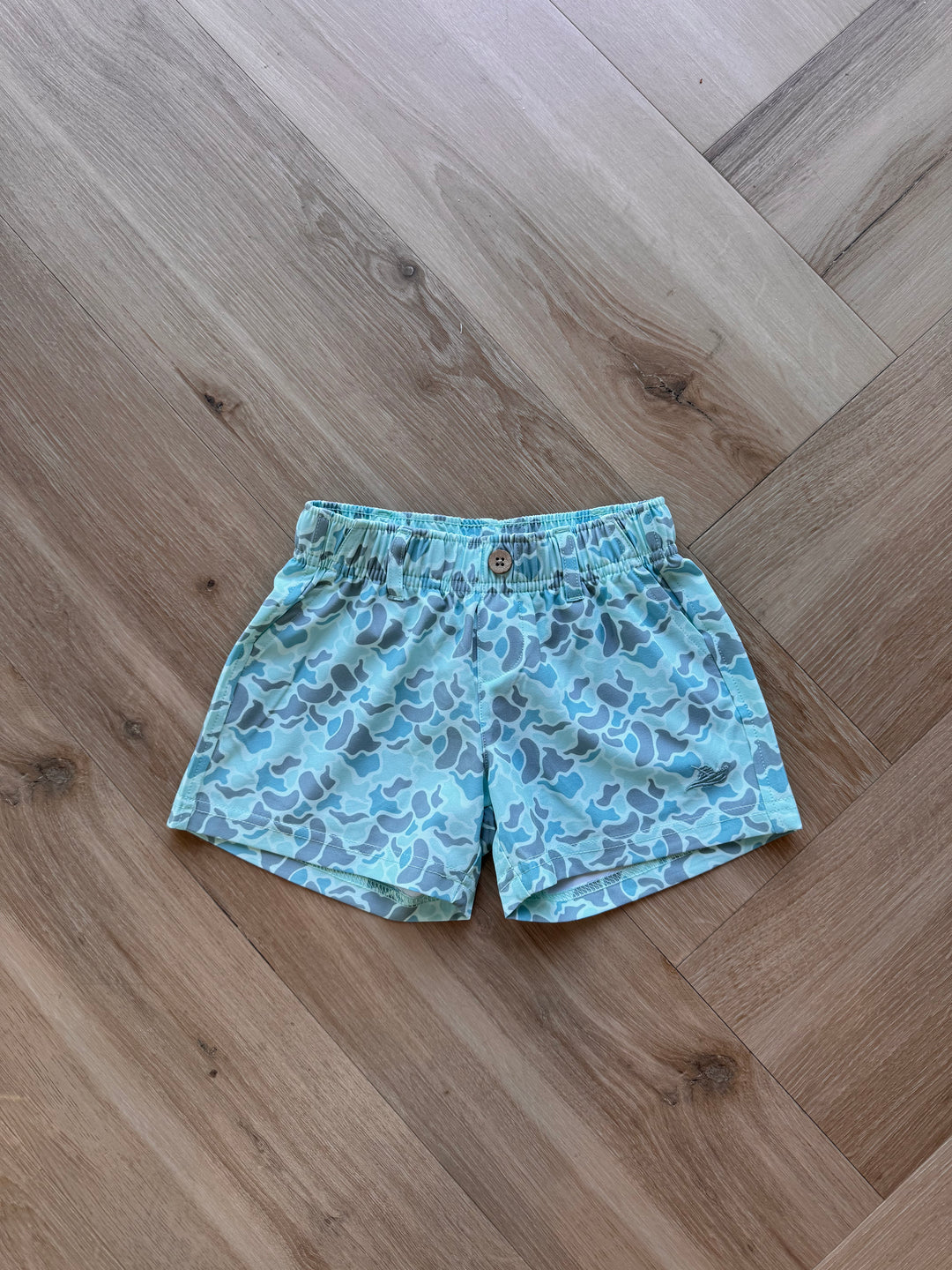 Performance Play Shorts-Green/Gray Camo