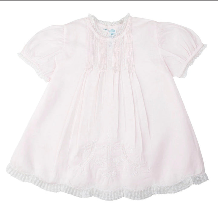 Pink Detailed Lace Slip Dress