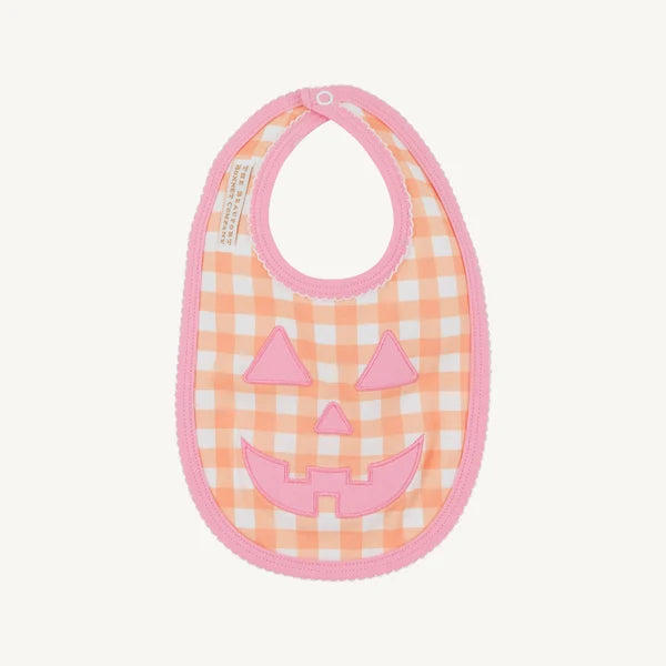 Burp Me Bib-Seashore Sherbet Gingham/Pink