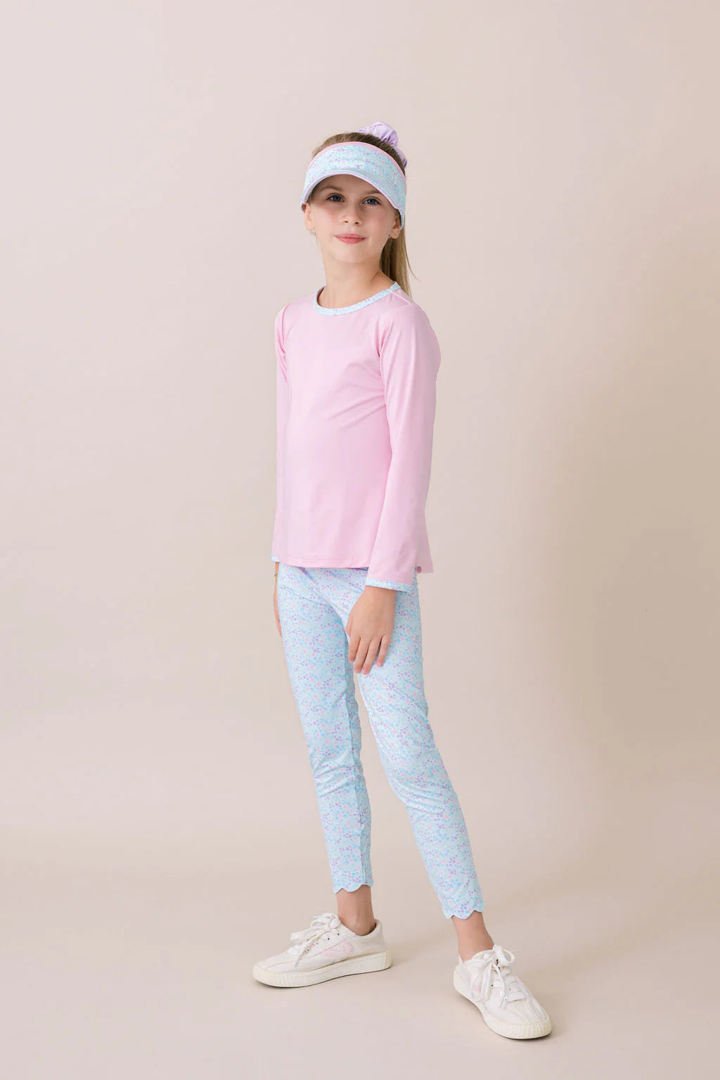 Taylor T LS-Pink/Frosted Floral