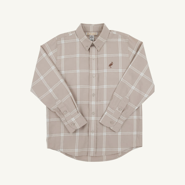 Deans List Dress Shirt-Thompson Park Plaid Flannel