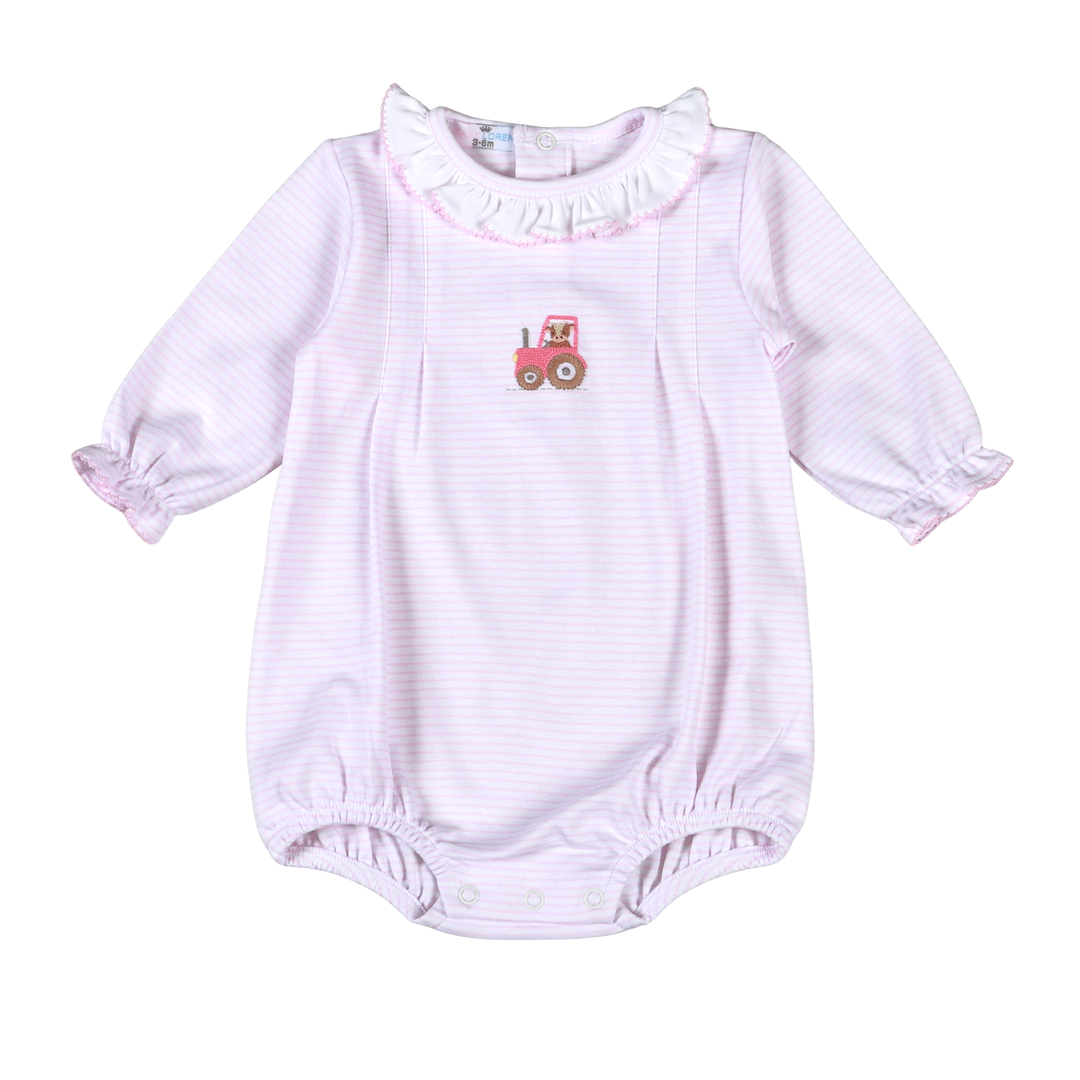 Pink Baby Tractor Bubble