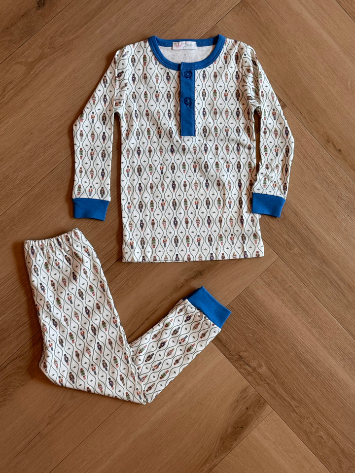 Blue Nutcracker Two Piece Loungewear