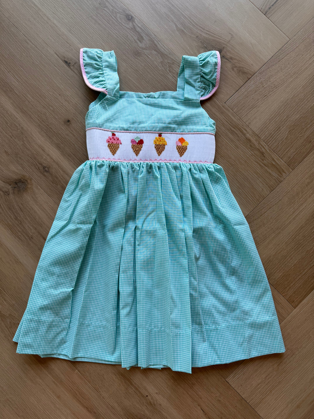 Ice Cream Smocked Dress