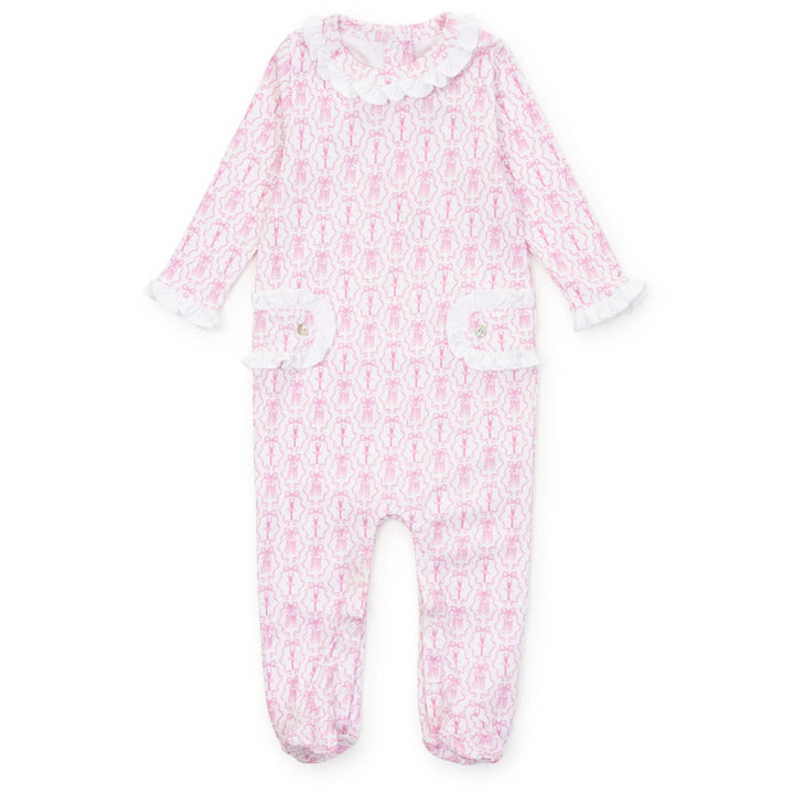 Lucy Girls Romper-Ballet and Bows