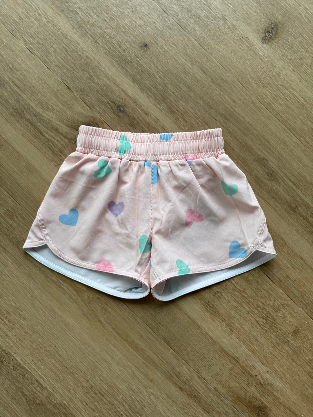 Peach Heart Shorts
