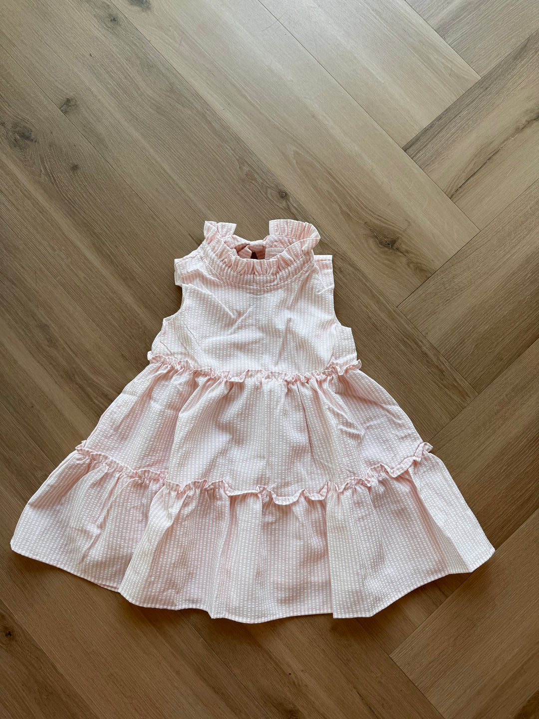 Pink Tiered Dress