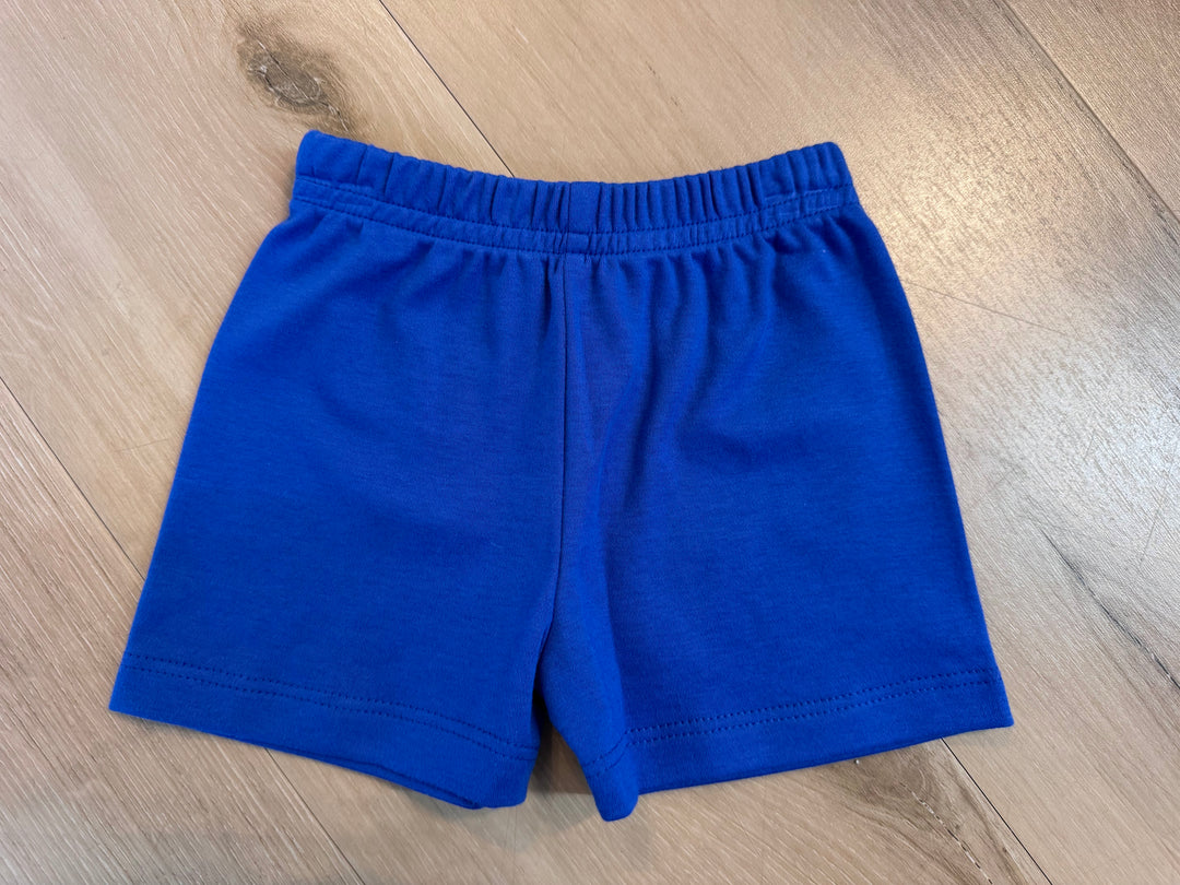 Royal Blue Knit Leo Short