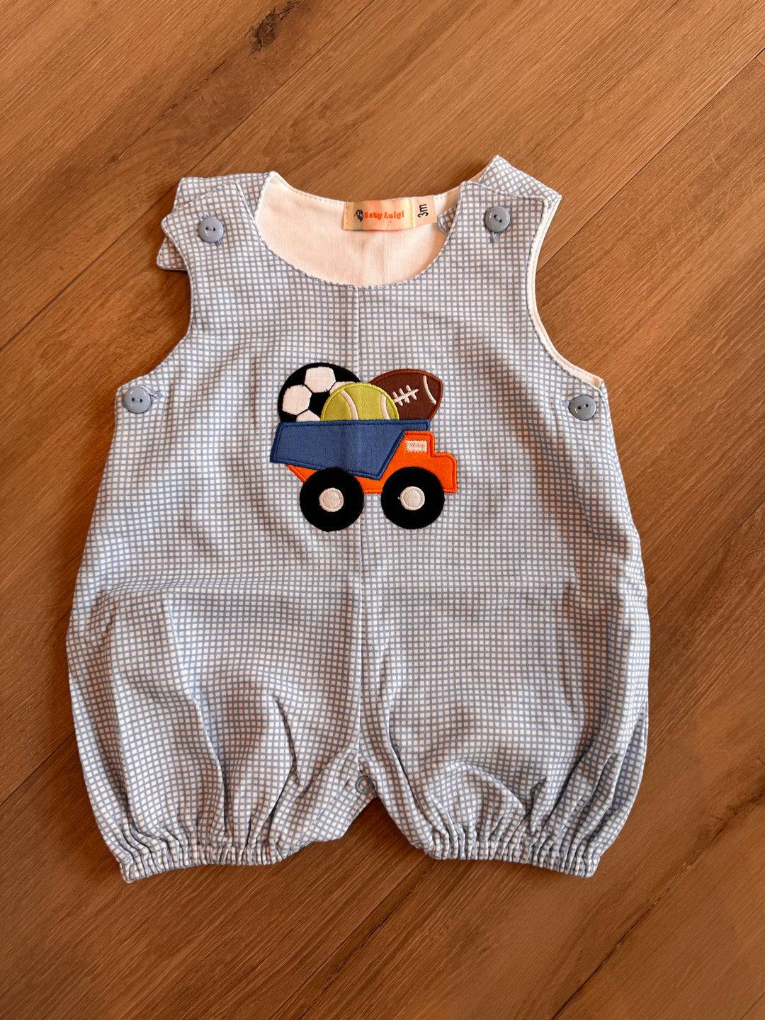 Sports Dump Truck Romper