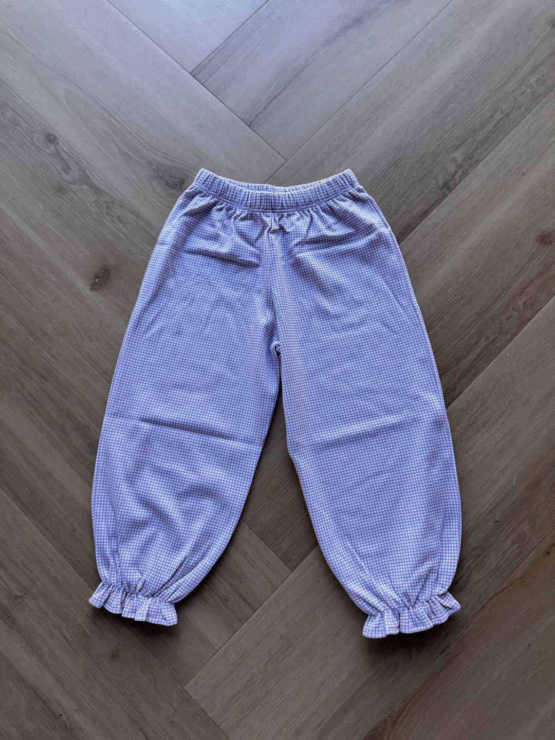 Lavender Gingham Bloomer Pants