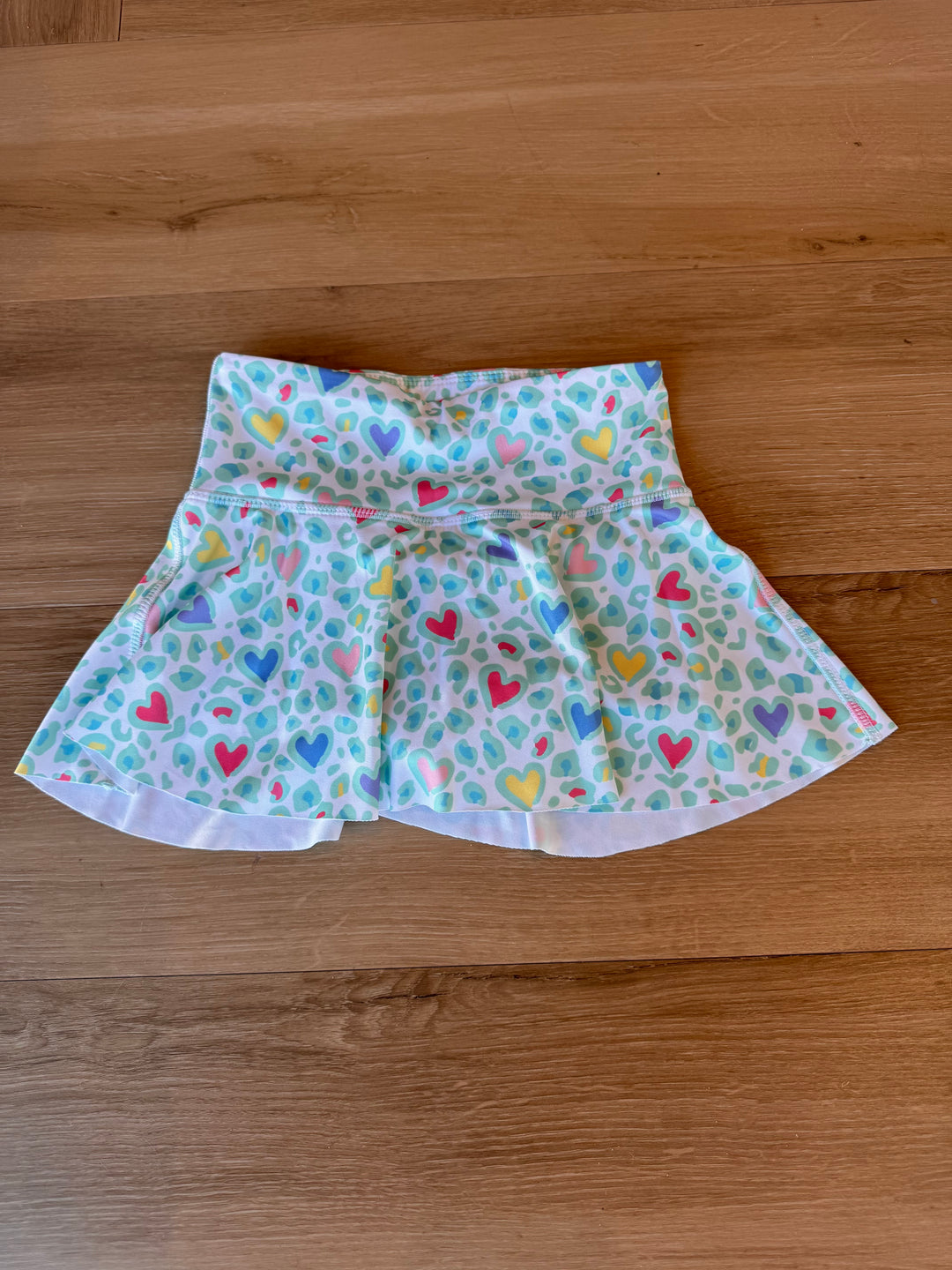 Skort-Leopard Hearts