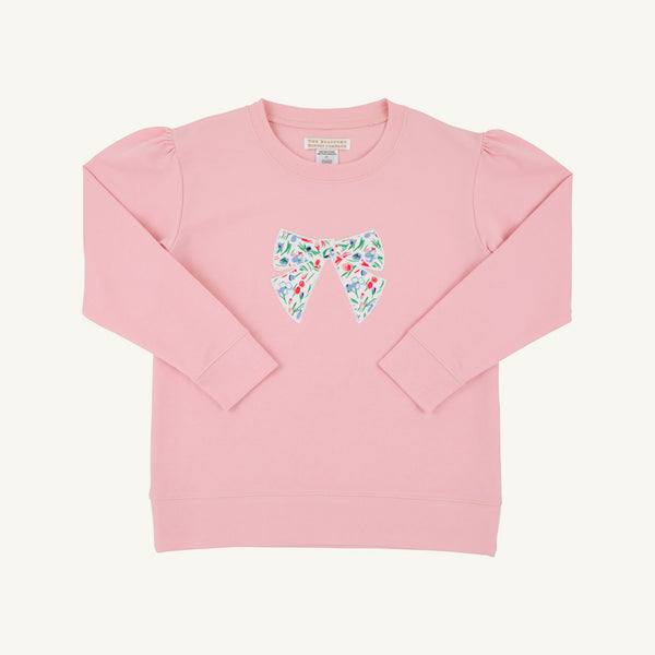Cassidy Comfy Crewneck-Fair St Floral Bow