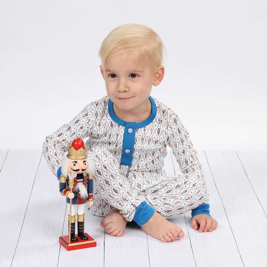 Blue Nutcracker Two Piece Loungewear