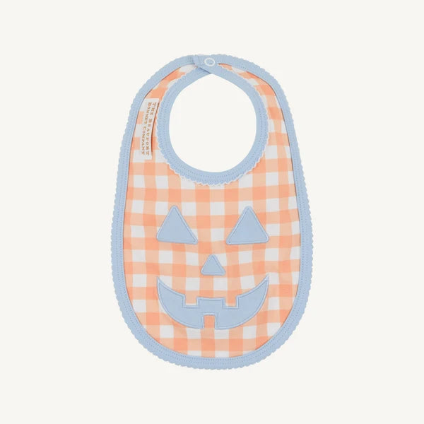 Burp Me Bib-Seashore Sherbet Gingham/Blue