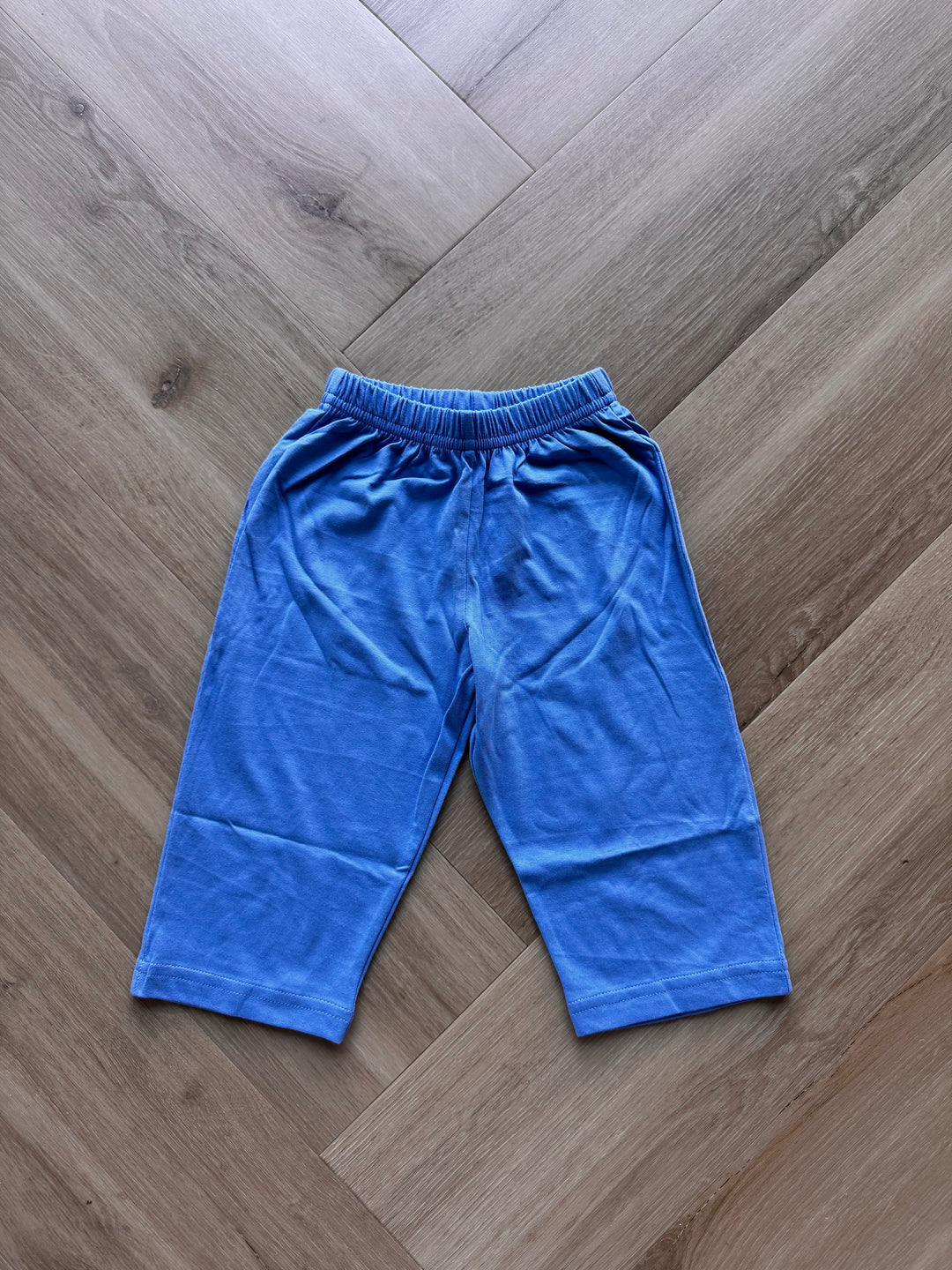 Chambray Straight Pants