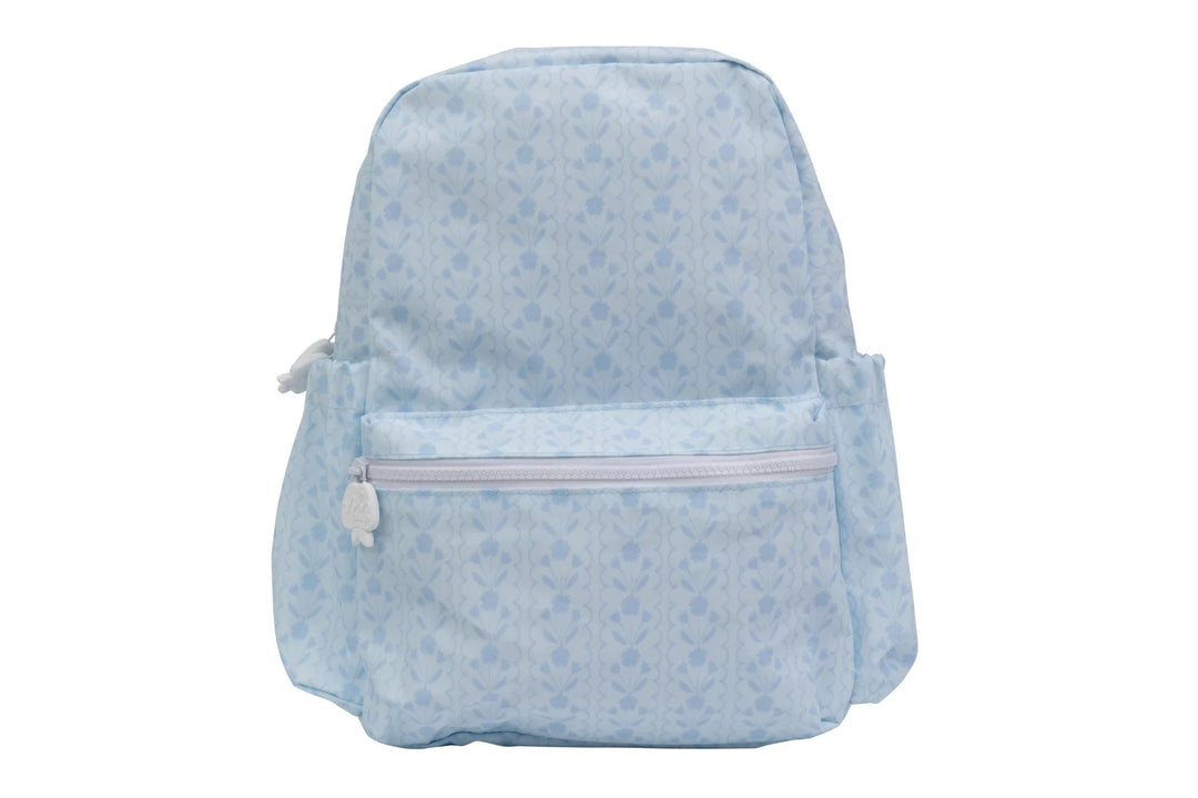 The Lg Backpack-Bluebell Floral