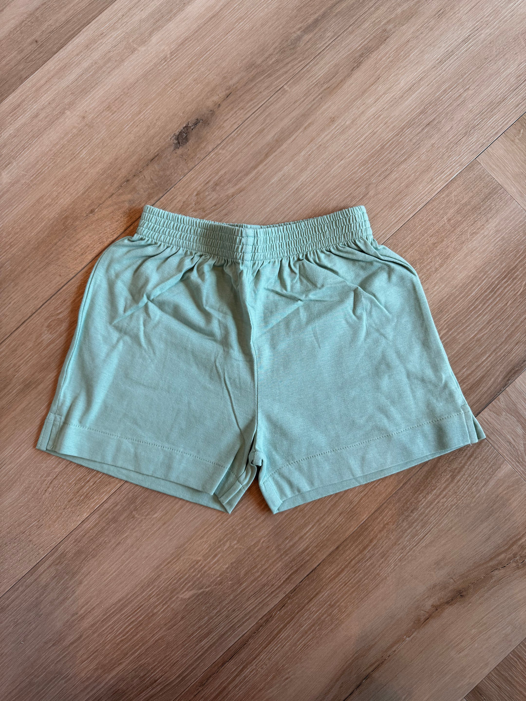 Green Knit Shorts
