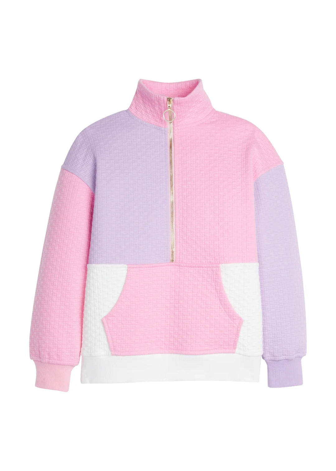 Pink/Lilac Colorblock Pullover