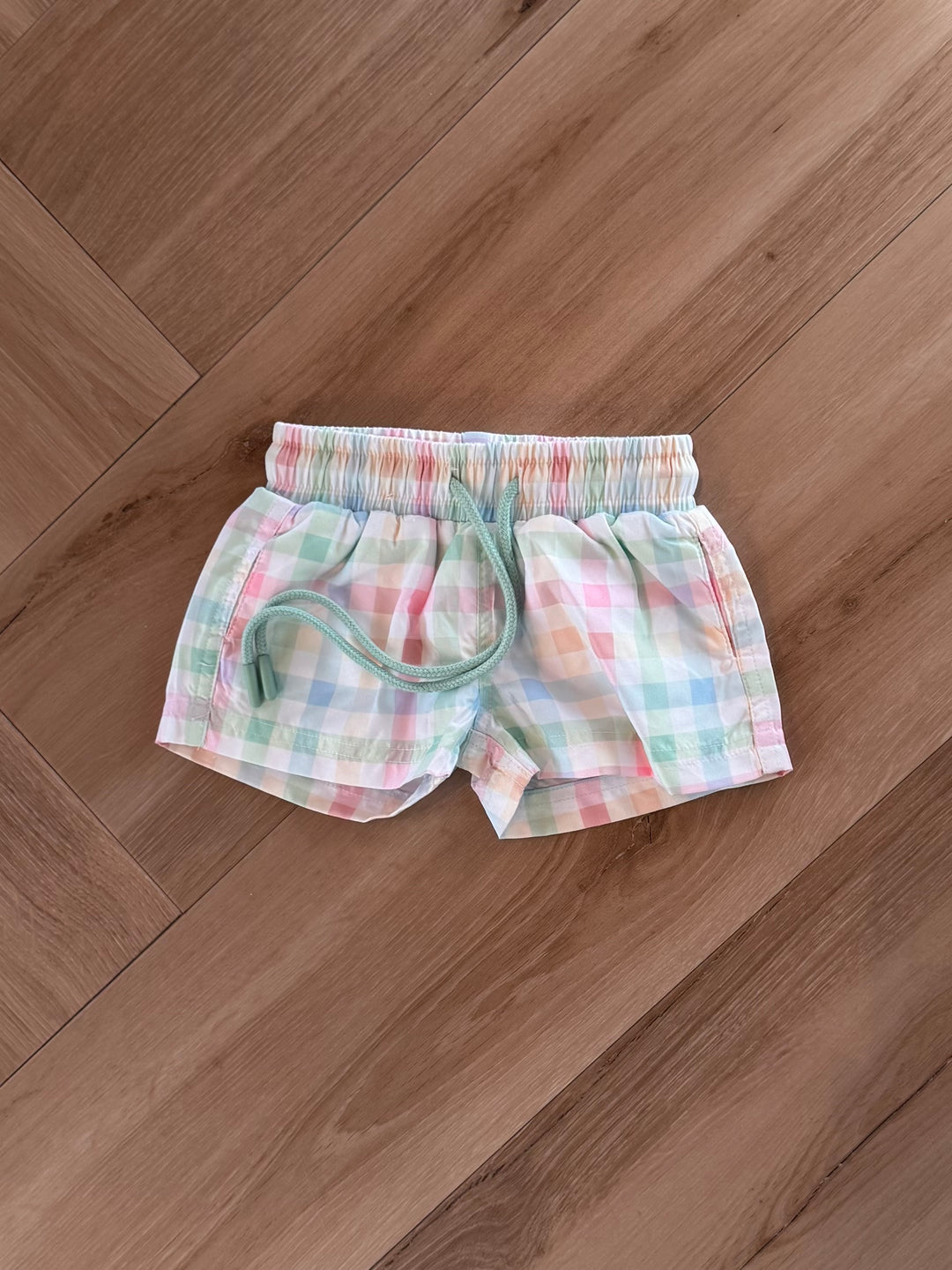 Plaid Swim Trunk