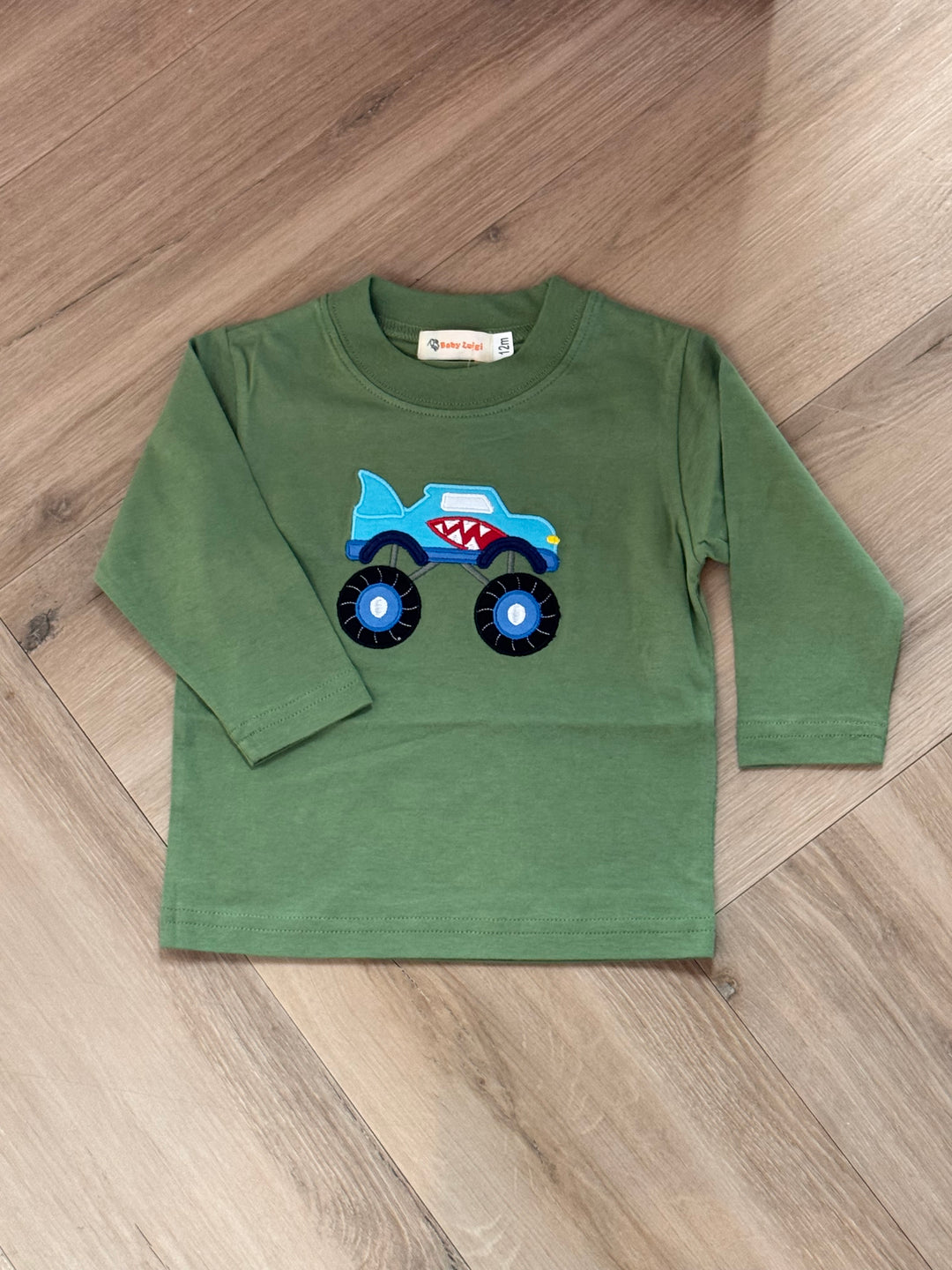 Shark Monster Truck LS Tee