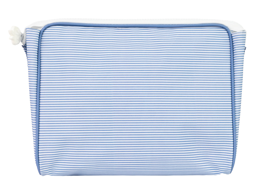 The Go Bag-Navy Mini Stripe