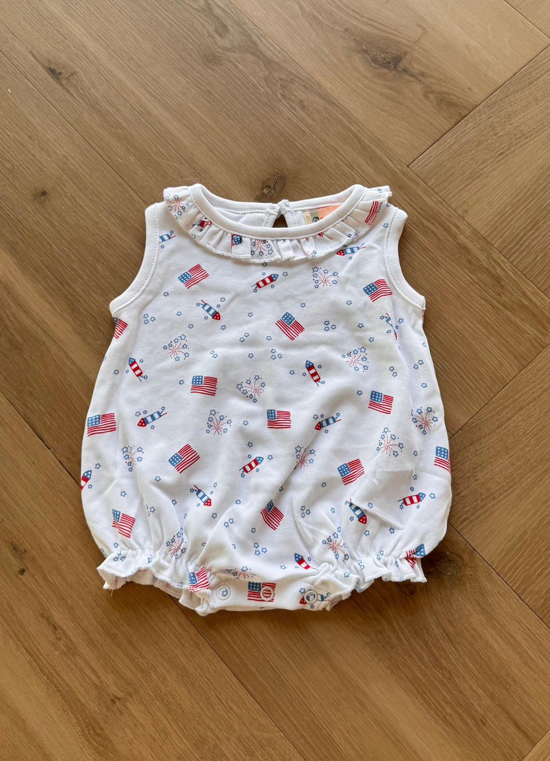 Patriotic Ruffle Romper