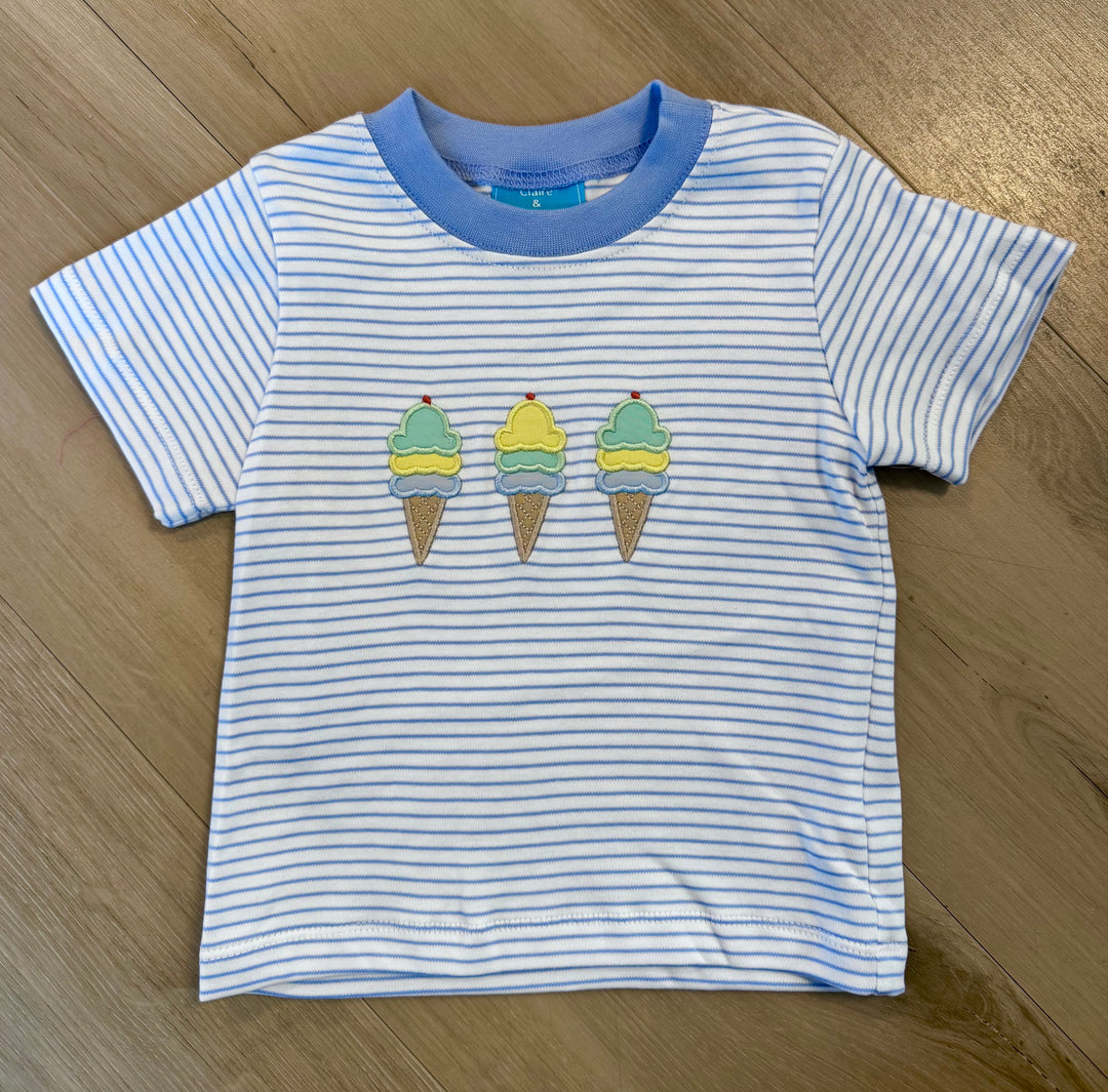 Ice Cream Knit Stripe T-Shirt