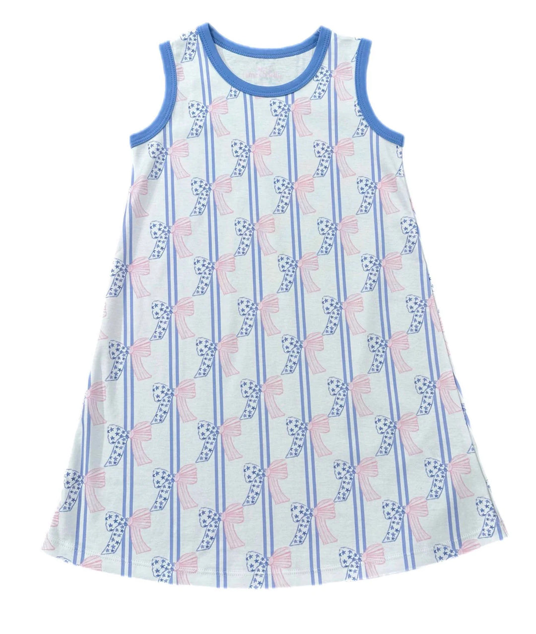 Madison Play Dress-Patriotic Bow