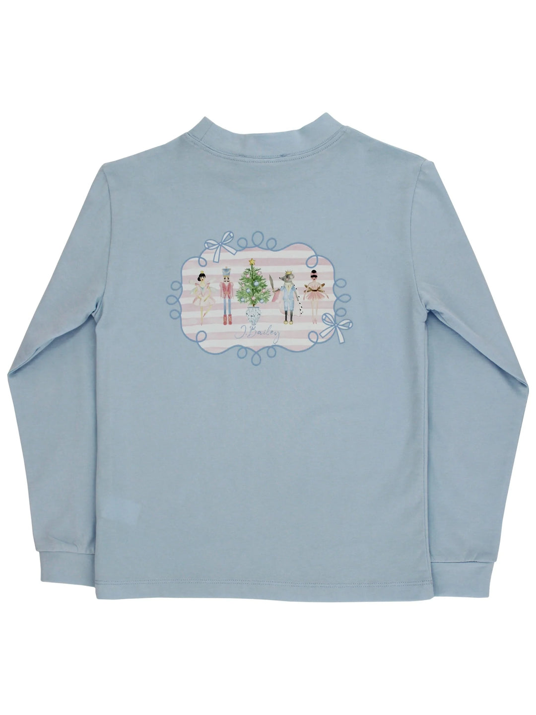 Girls LS Logo Tee-Nutcracker