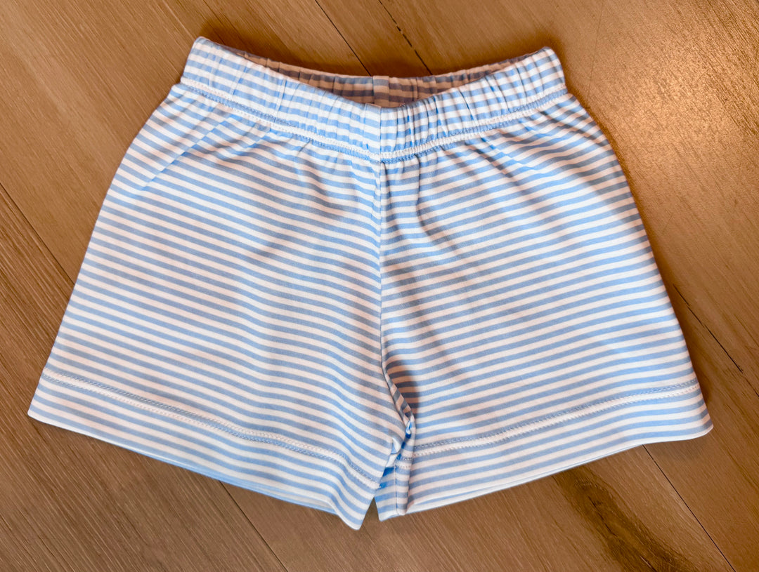 Conrad Shorts-Blue & White Stripe