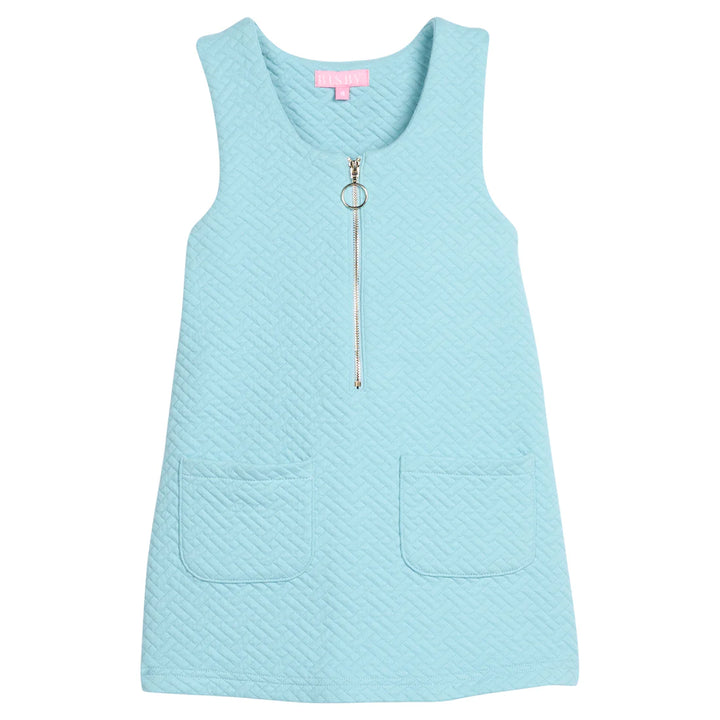 Retro Jumper-Aqua Quilted Trellis