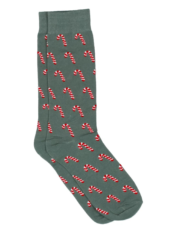 Lucky Duck Sock-Candy Cane