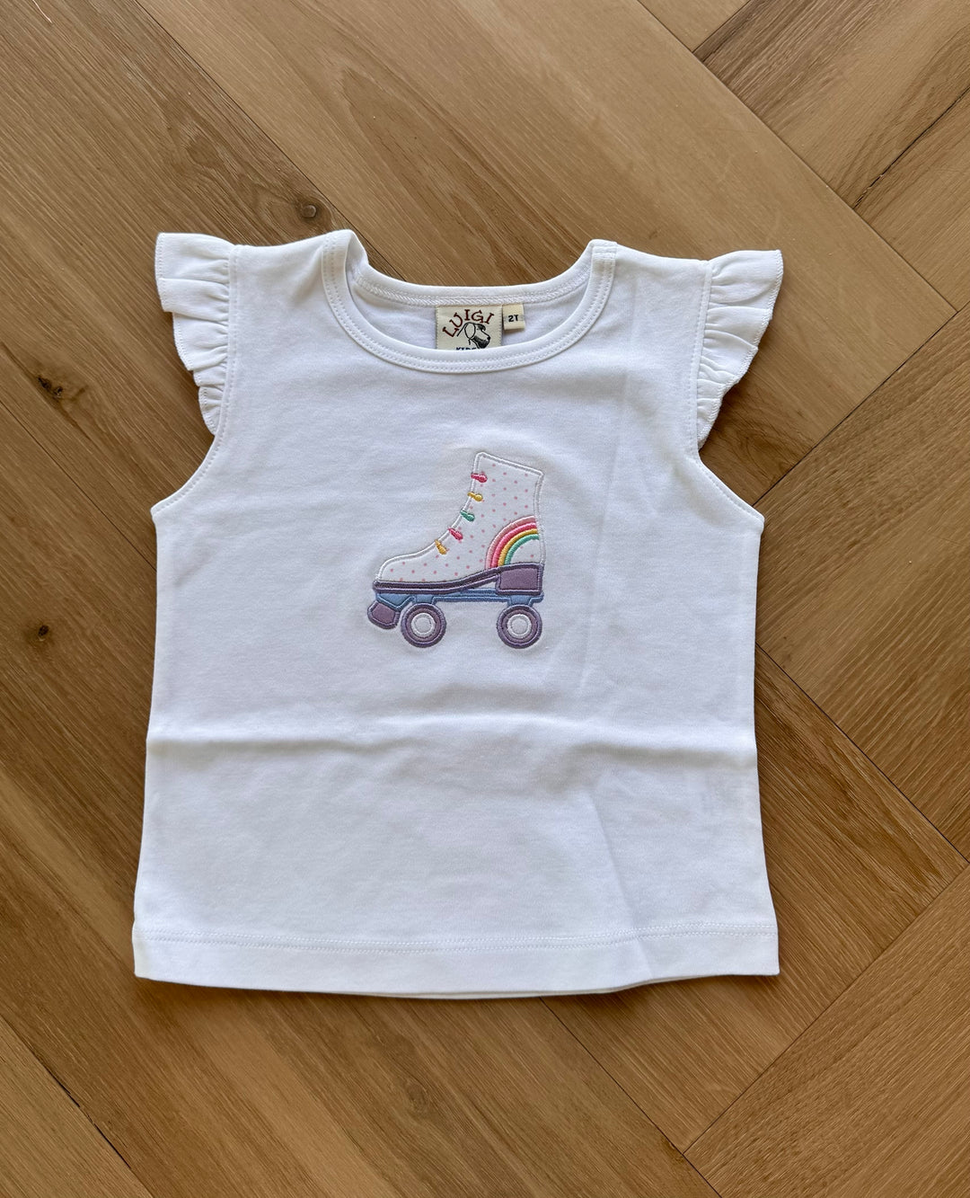 Flutter Sleeve Roller Skate Top