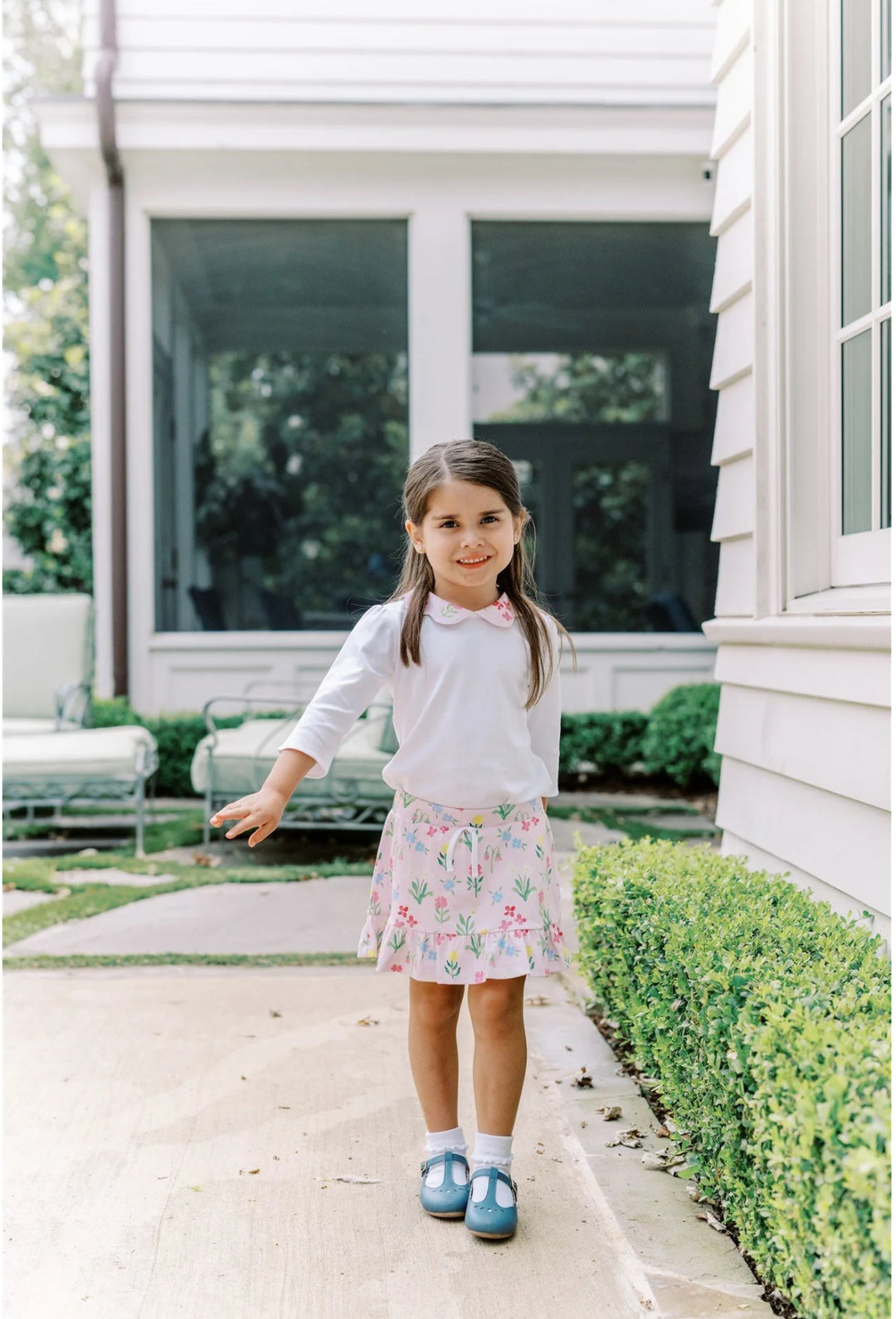 English Garden Ruffle Skort