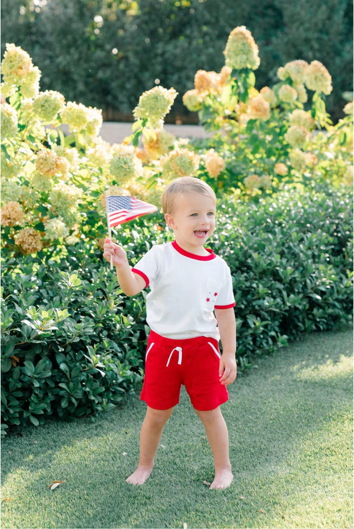 Heritage Red Shorts