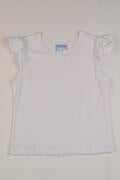 Angel Sleeve Tee-White