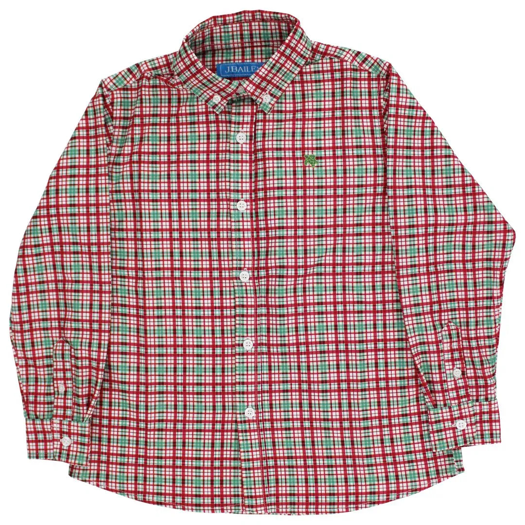 Roscoe Performance Button Down-Jolly Plaid