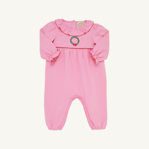 LS Ramona Ruffle Romper-Wreath