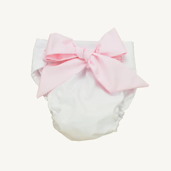 Baby Bow Bottom Bloomer-Palm Beach Pink