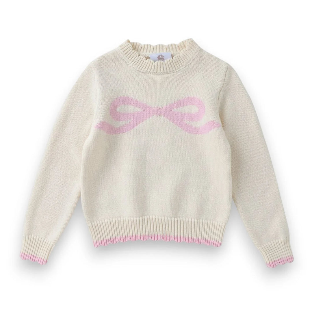Pink Bow Sweater