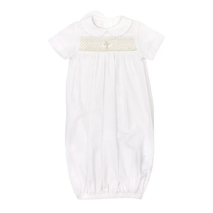 Boys Ivory Christening Sac