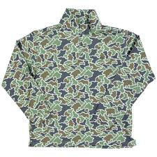 Performance Half Zip-Green Camo