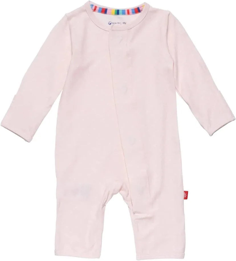 Pink Pin Dot Coverall
