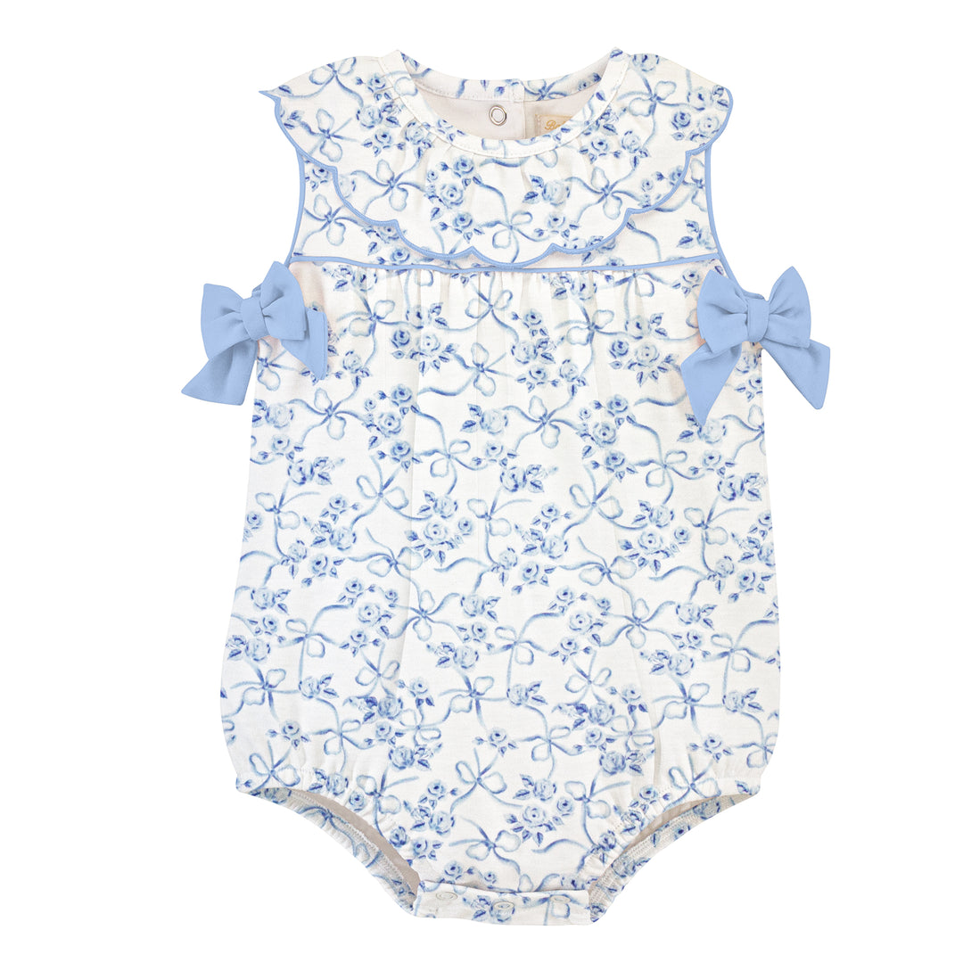Blue Romantic Toile Bubble