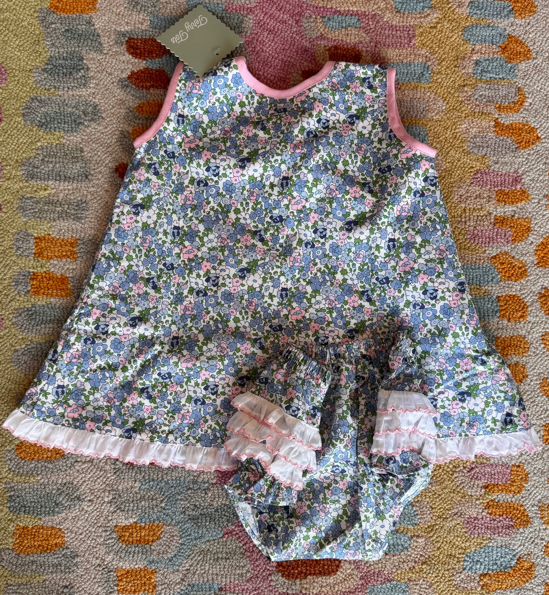 Diaper Set-Blue Floral
