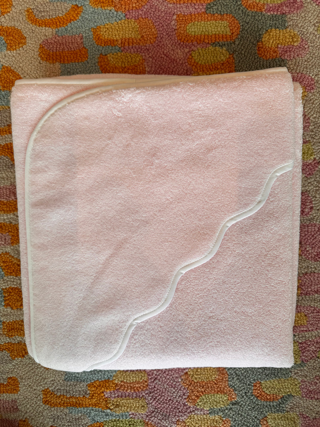 Hooded Towel-Pink Terry
